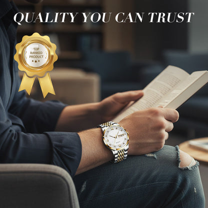 ⏳ Year-end premium sale: 50% off 💥 Men's watches, stainless steel, waterproof, business type