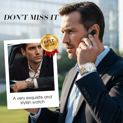 ⏳ Year-end premium sale: 50% off 💥 Men's watches, stainless steel, waterproof, business type