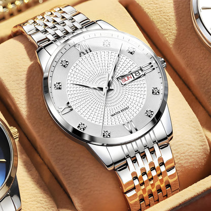 ⏳ Year-end premium sale: 50% off 💥 Men's watches, stainless steel, waterproof, business type