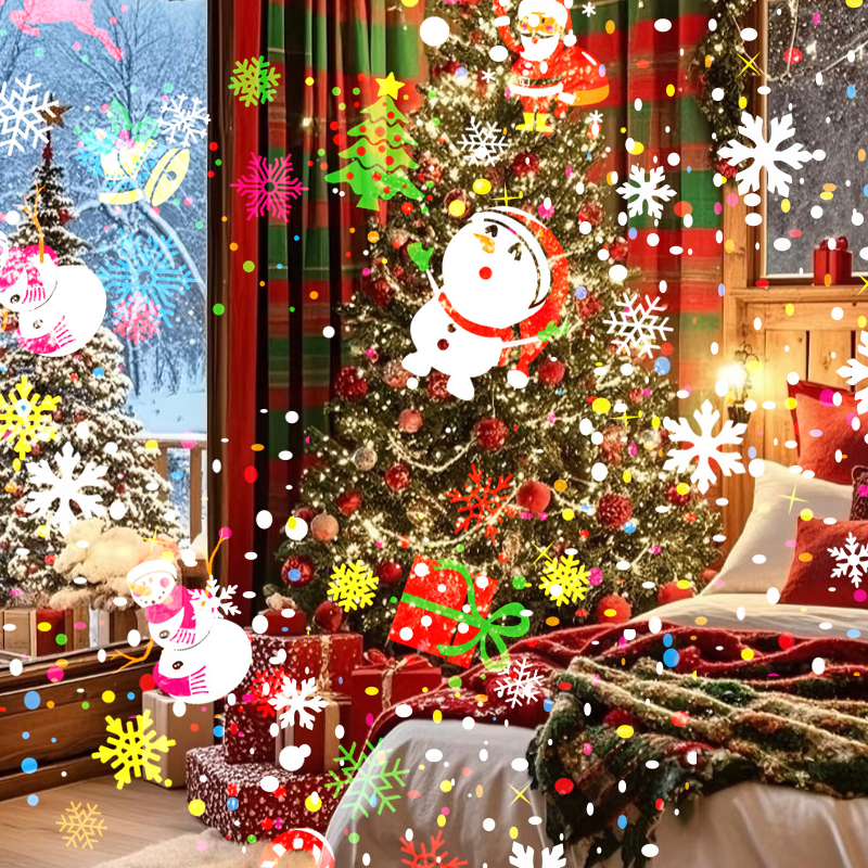 ⏰ special Christmas offer! 🎁✨ USB LED projector with Christmas patterns