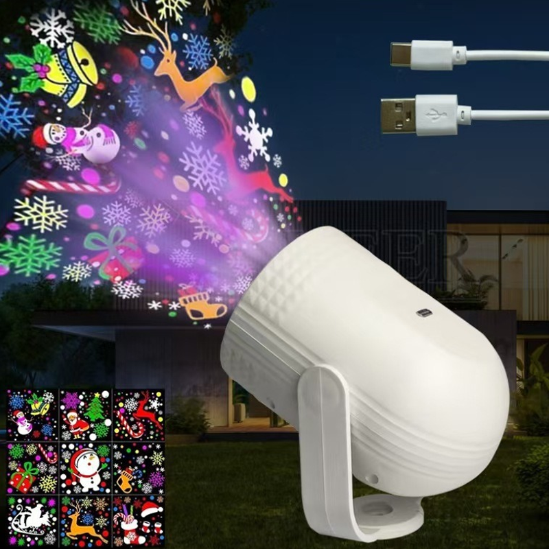 ⏰ special Christmas offer! 🎁✨ USB LED projector with Christmas patterns