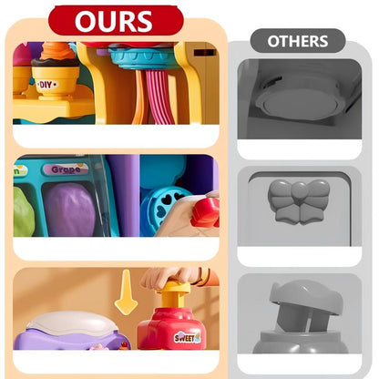 🎄Christmas sale, 50% off🍦✨【DIY ice cream play set for kids】✨ - Creative play set for kids' role - playing and sensory skills, ideal gift!🎁