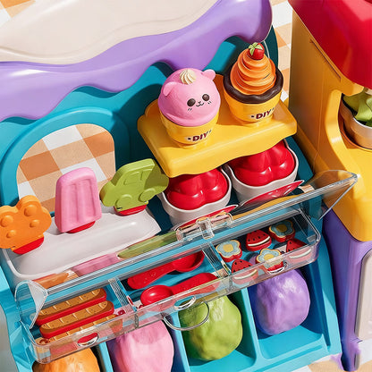 🎄Christmas sale, 50% off🍦✨【DIY ice cream play set for kids】✨ - Creative play set for kids' role - playing and sensory skills, ideal gift!🎁