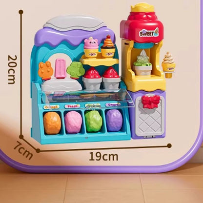 🎄Christmas sale, 50% off🍦✨【DIY ice cream play set for kids】✨ - Creative play set for kids' role - playing and sensory skills, ideal gift!🎁