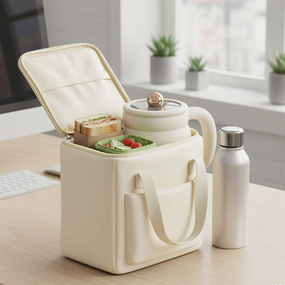 ⏰Multifunctional portable electric cooking mug