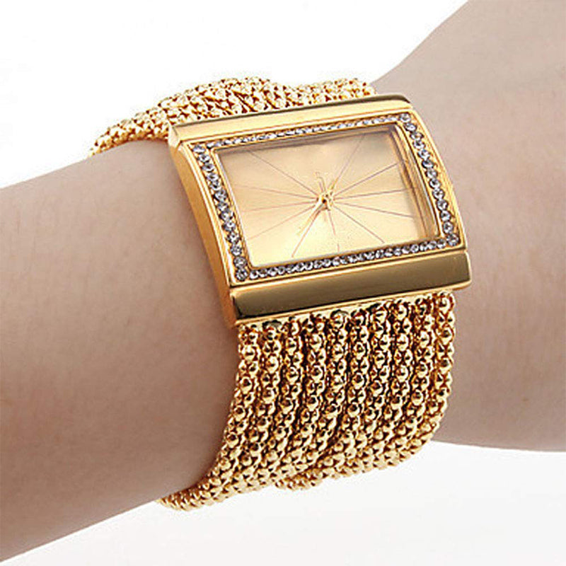 ⏳Time-Limited Special⏰Ladies Rhinestone Quartz Square Watch⌚
