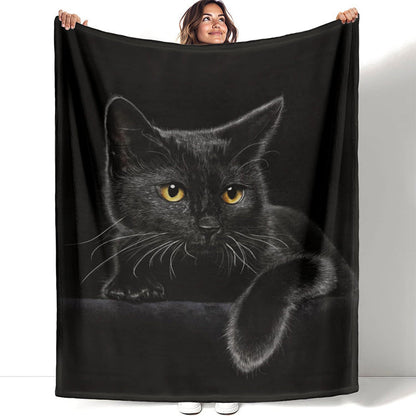 🐱Black Cat All-Season Cozy Blanket