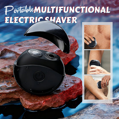 🎉 50% OFF! ✨ Portable multifunctional electric shaver – Dual ring blades, IPX4 waterproof and compact UFO design 🪒⚡