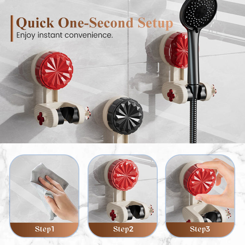 Drill-Free Wall Mount Shower Wand Holder
