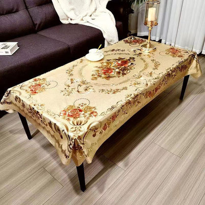 💥Christmas Sale 50% OFF⏰💐 Waterproof Oilproof Floral Tablecloth--Stain-Proof & Easy-Clean Design✨