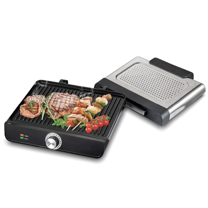 2200W Smokeless Indoor Grill with Non-Stick Plate