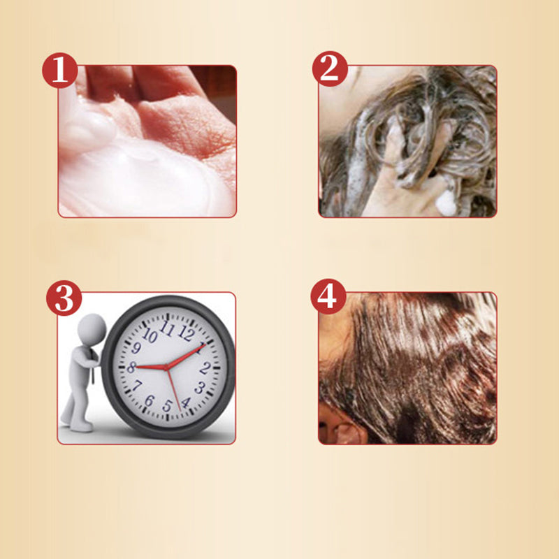 2-in-1 Long-Lasting Hair Dye & Shampoo